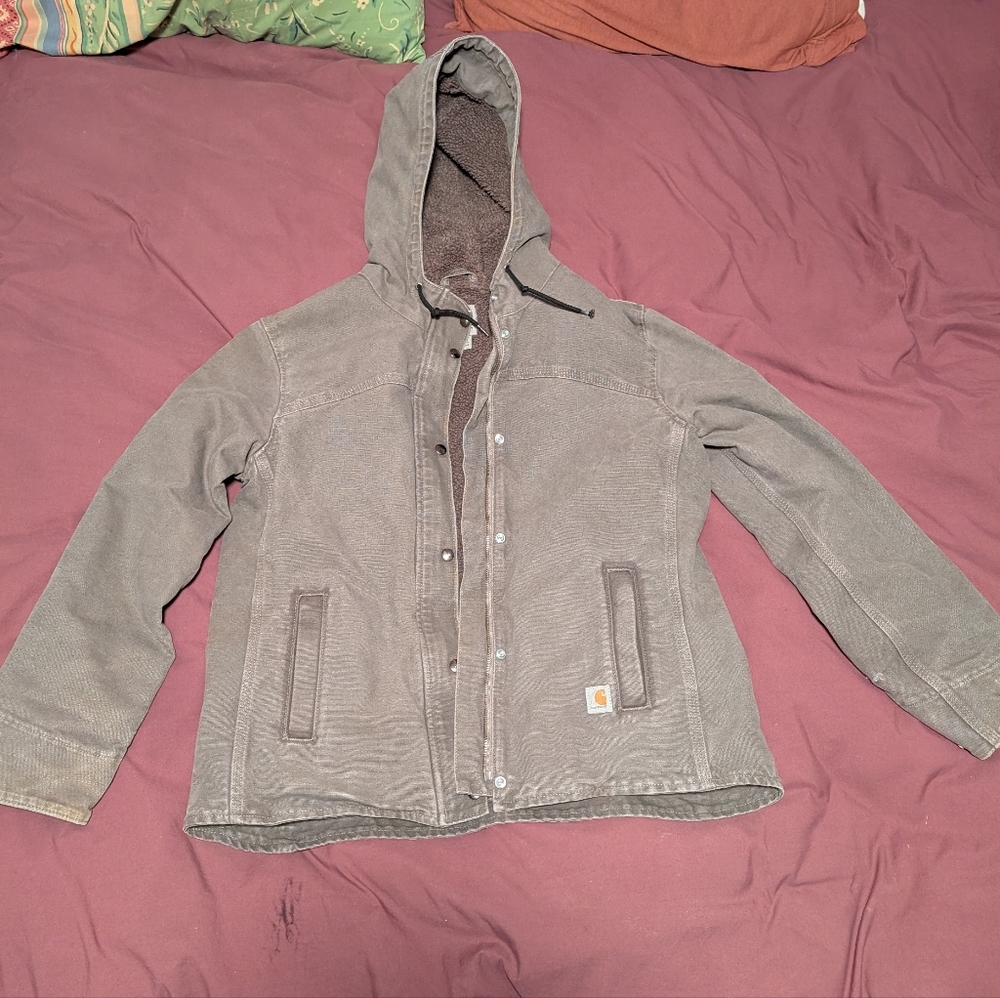 Women's grey Carhartt M Jacket (8/10)